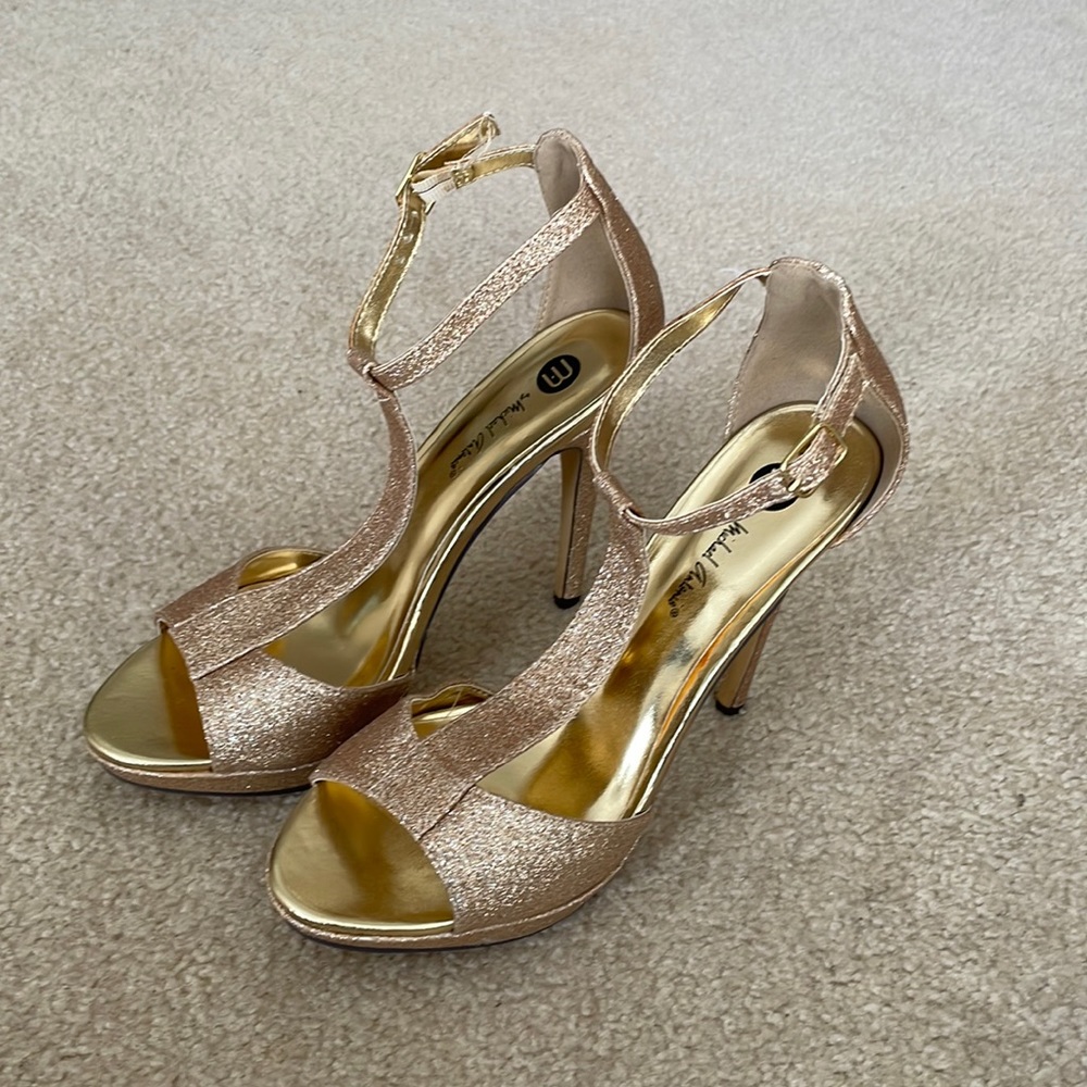 Michael Antonio heels; worn once, excellent condition; size 7.5